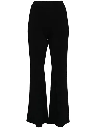 Stella Mccartney Campact Knit Iconic Trousers Clothing In Black