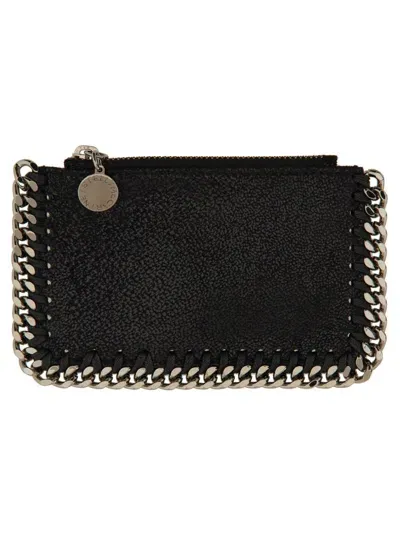 Stella Mccartney Card Holder "falabella" In Black