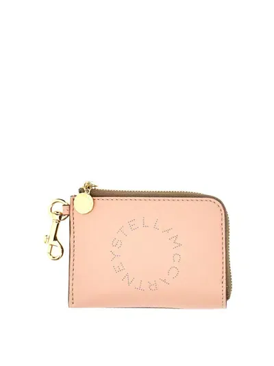 Stella Mccartney Wallet With Logo In Powder