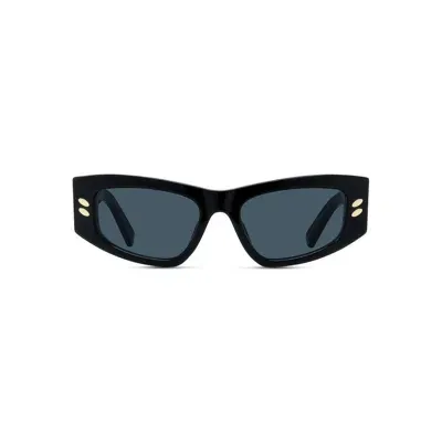 Stella Mccartney Chain Acetate Cat-eye Sunglasses In Black