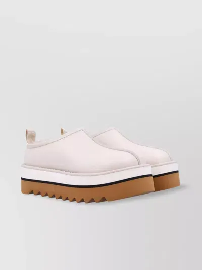 Stella Mccartney Sneakelyse Eco Alter Mat Slippers In Weiss