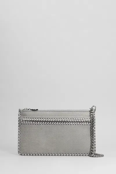 Stella Mccartney Clutch In Grey Polyester