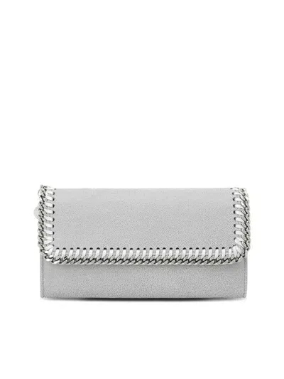 Stella Mccartney Continental Wallet In Grey