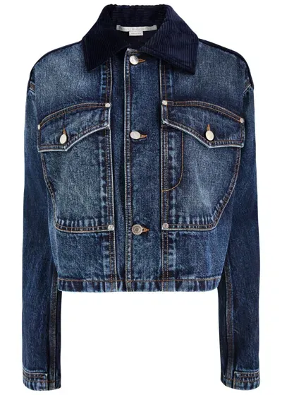 Stella Mccartney Corduroy And Denim Jacket