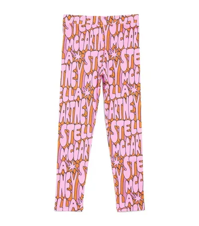 Stella Mccartney Kids' Cosmic Stella Leggings In Pink