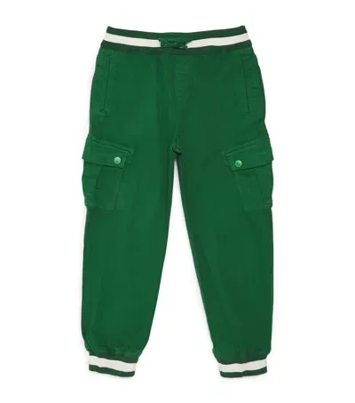 Stella Mccartney Kids' Cotton-blend Sweatpants In Green