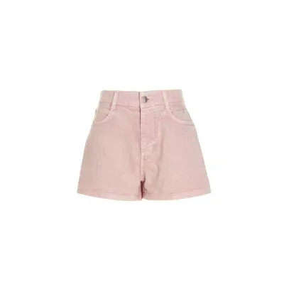 Stella Mccartney Denim Shorts In Pink