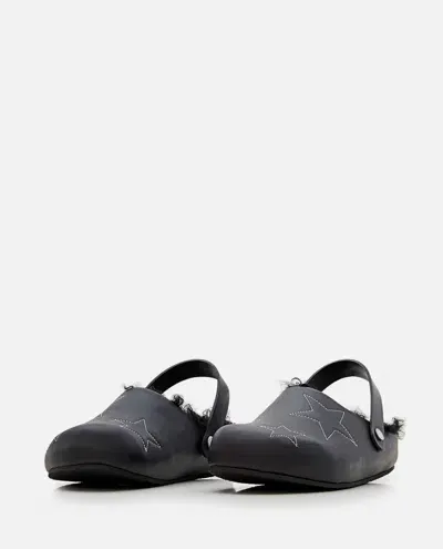 Stella Mccartney Elyse Alter Mat Slippers In Black