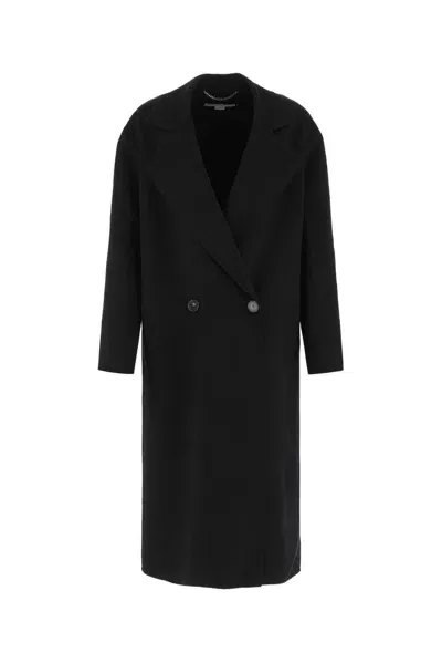 Stella Mccartney Erika Double-breasted Coat In Black