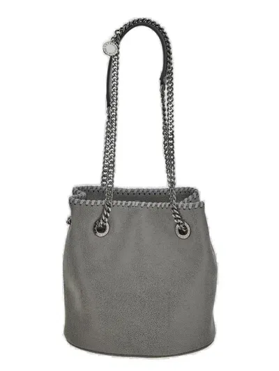 Stella Mccartney Falabella Bucket Bag In Grey