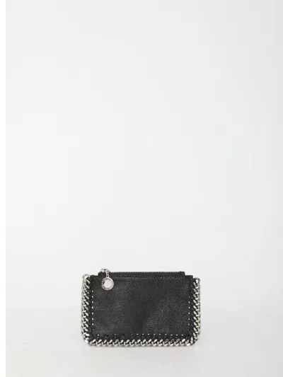 Stella Mccartney Falabella Cardholder In Black