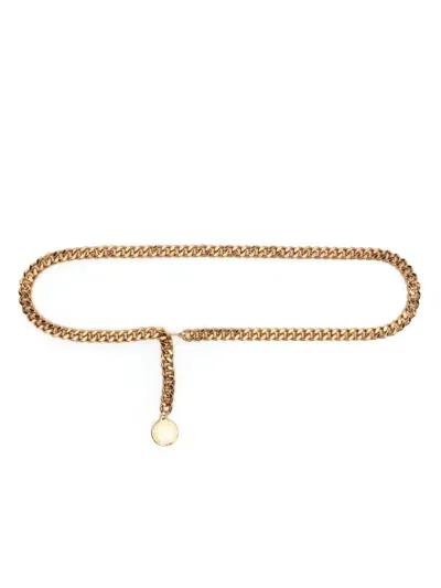 Stella Mccartney Falabella Chain Belt In Gold