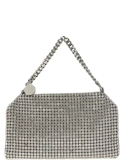 Stella Mccartney Falabella Clutch In Silver