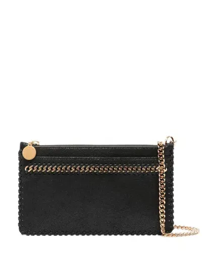 Stella Mccartney Falabella Clutch  With Shoulder Strap Bags In Black