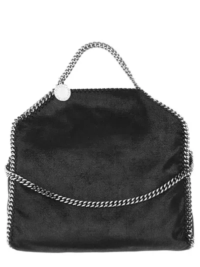 Stella Mccartney Falabella Fold Over Tote Bag In Black