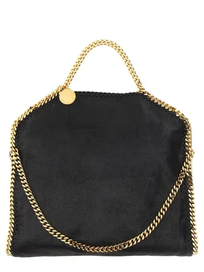 Stella Mccartney Falabella Fold-over Tote Bag In Black