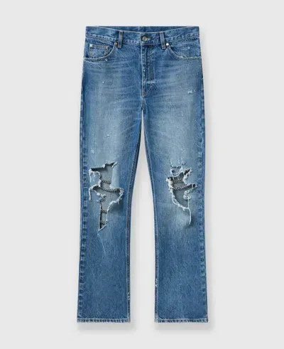 Stella Mccartney Falabella Knees Bootcut Jeans In Blue