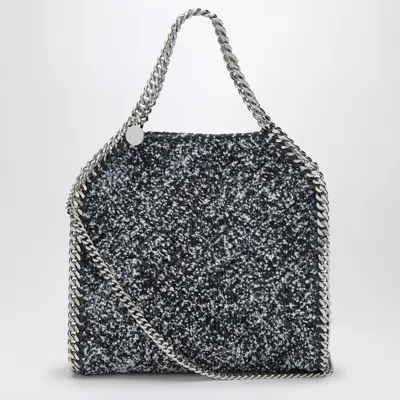 Stella Mccartney Stella Mc Cartney Falabella Mini Bouclé Blue Mélange Bag