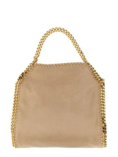 Stella Mccartney Falabella Mini Tote Bag In Beige