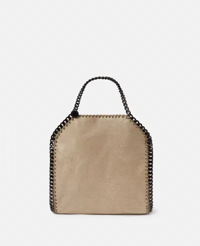 Stella Mccartney Falabella Mini Tote Bag In Clotted Cream