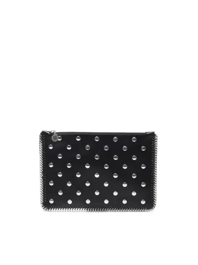 Stella Mccartney Falabella Pouch In Black