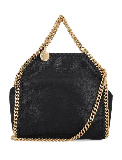 Stella Mccartney Falabella Tiny Tote Bag In Black