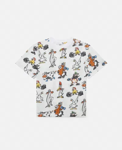 Stella Mccartney Farmyard Print Sweatshirt In Multicolour