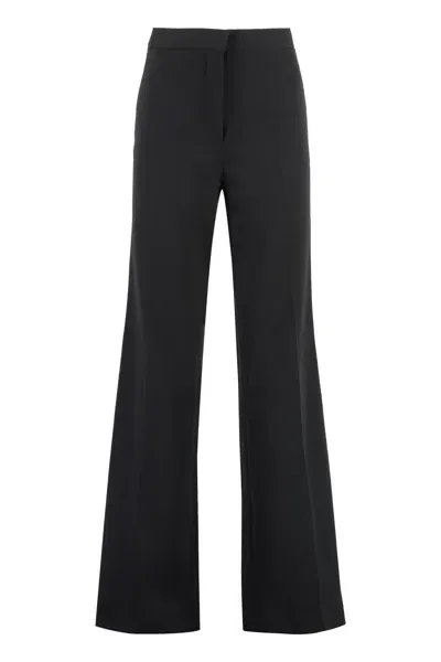 Stella Mccartney Flared Trousers In Black