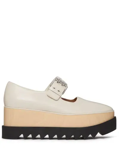 Stella Mccartney Flat Shoes In Stone