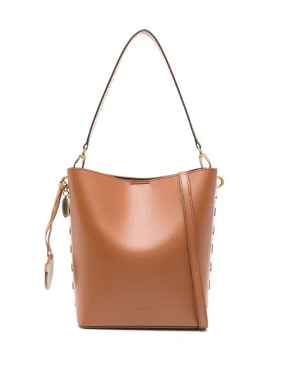 Stella Mccartney Frayme Tote Bag In Brown