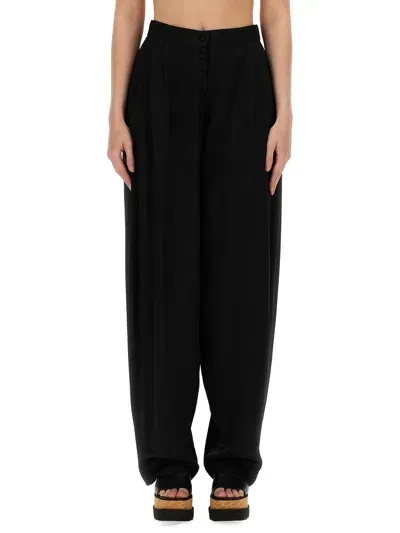 Stella Mccartney High Waist Pants In Black