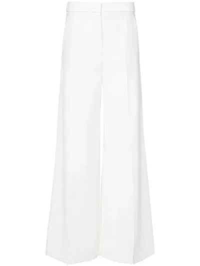 Stella Mccartney High-waisted Wide-leg Trousers In Grey