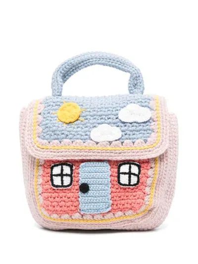 Stella Mccartney Kids' House-motif Tote Bag In Multi