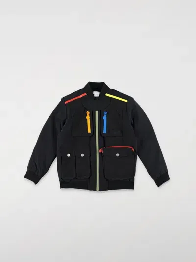 Stella Mccartney Cotton Blend Technical Canvas Jacket In Schwarz