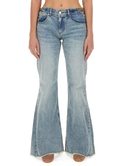 Stella Mccartney Jeans Bootcut In Navy