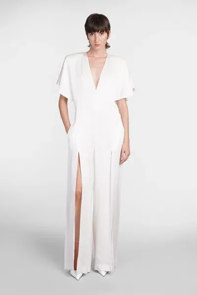 Stella Mccartney Jumpsuit In Beige Viscose In White