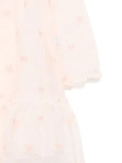 Stella Mccartney Kids Abito Con Ricamo In Rosa