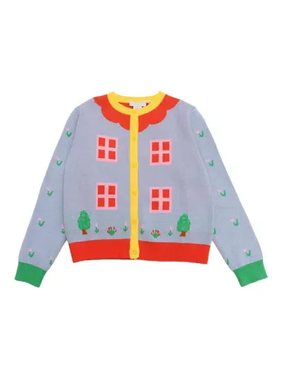 Stella Mccartney Kids' Knit Cardigan In Multi