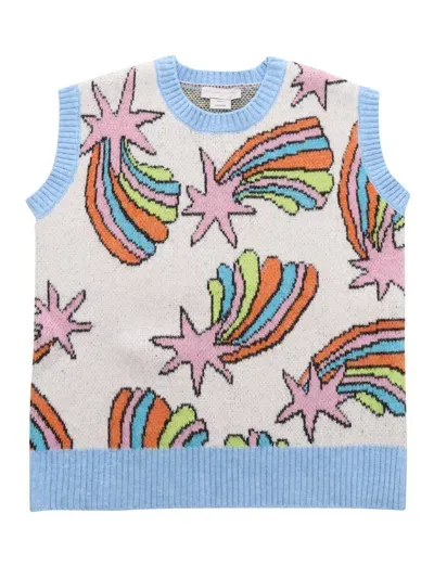 Stella Mccartney Kids' Shooting Stars Vest In Multi