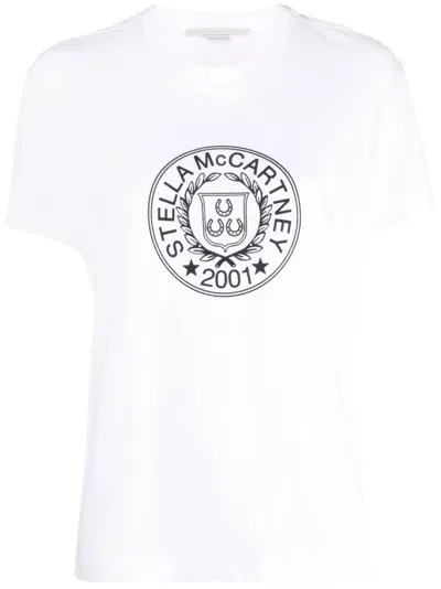 Stella Mccartney Logo-print Cotton T-shirt In White