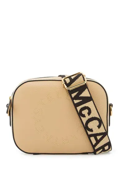 Stella Mccartney Stella Mc Cartney Logo Printed Camera Bag For In Beige