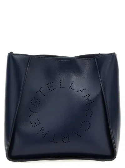 Stella Mccartney Logo Shoulder Strap Crossbody Bags Blue