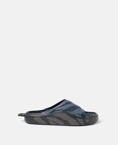 Stella Mccartney Logo Slides In Black