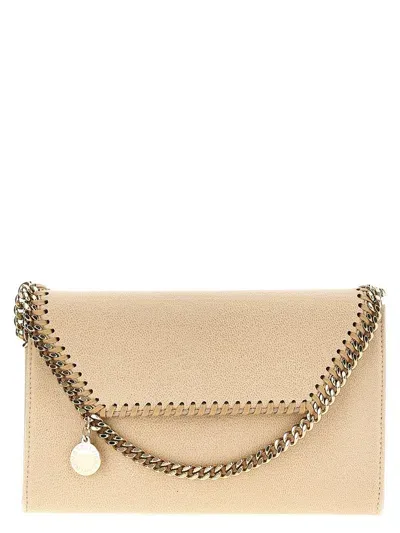 Stella Mccartney 'mini Falabella' Crossbody Bag In Beige