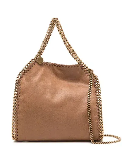 Stella Mccartney Mini Falabella Tote Bag In Brown