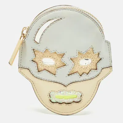 Pre-owned Stella Mccartney Multicolor Faux Leather Superhero Coin Purse