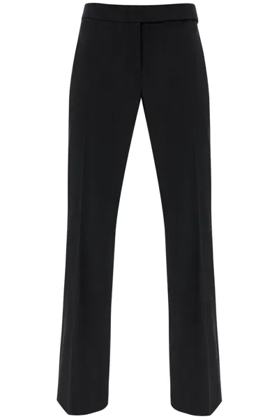 Stella Mccartney Pantaloni In Twill Stretch In Black