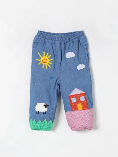 Stella Mccartney Babies' Pants  Kids Kids Color Gnawed Blue In Hellblau