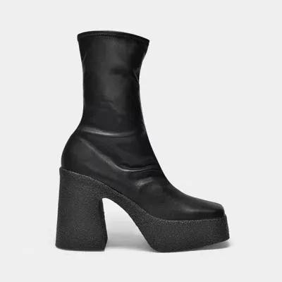 Stella Mccartney Platform Boots In Black