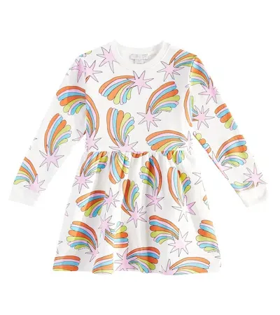 Stella Mccartney Kids' Printed Cotton Dress In Multicoloured